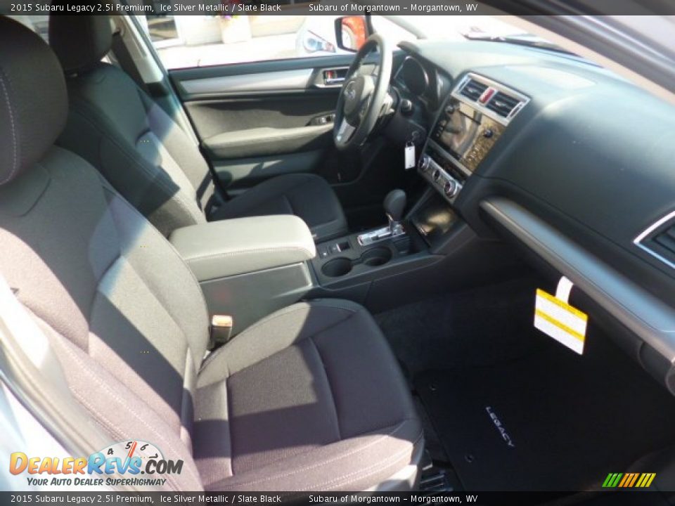 2015 Subaru Legacy 2.5i Premium Ice Silver Metallic / Slate Black Photo #9