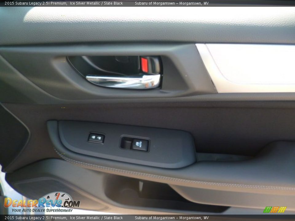 2015 Subaru Legacy 2.5i Premium Ice Silver Metallic / Slate Black Photo #10