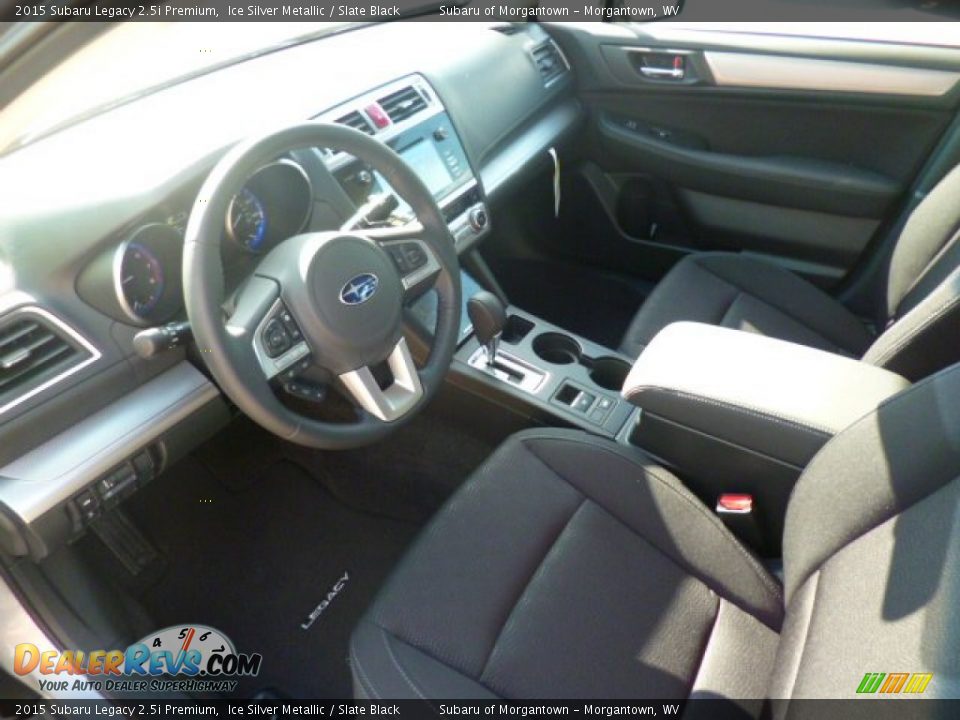 2015 Subaru Legacy 2.5i Premium Ice Silver Metallic / Slate Black Photo #15