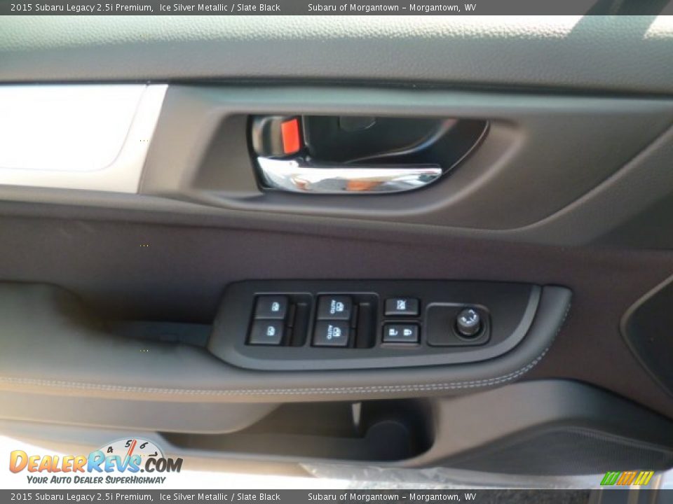 2015 Subaru Legacy 2.5i Premium Ice Silver Metallic / Slate Black Photo #16