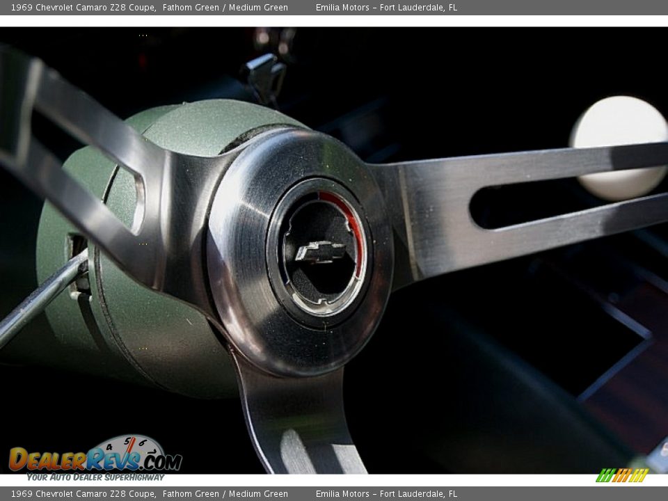 1969 Chevrolet Camaro Z28 Coupe Fathom Green / Medium Green Photo #46
