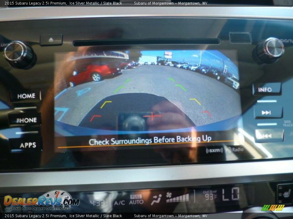 2015 Subaru Legacy 2.5i Premium Ice Silver Metallic / Slate Black Photo #19
