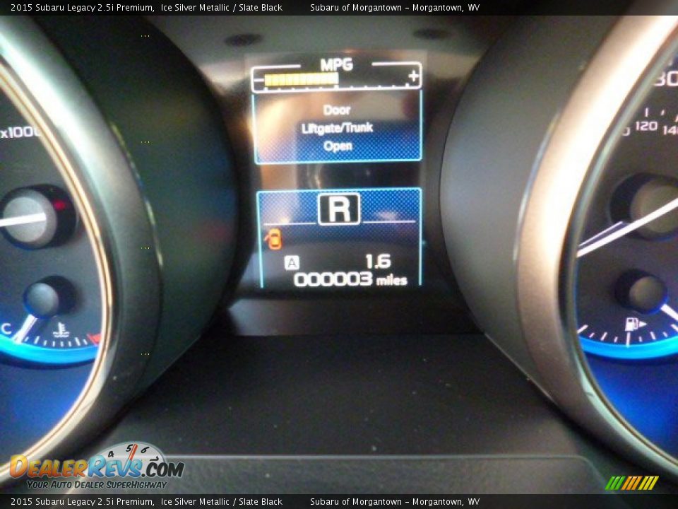 2015 Subaru Legacy 2.5i Premium Ice Silver Metallic / Slate Black Photo #20