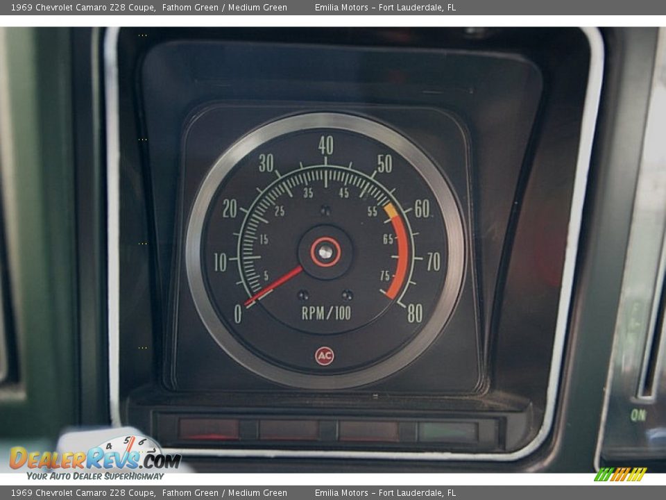1969 Chevrolet Camaro Z28 Coupe Gauges Photo #48