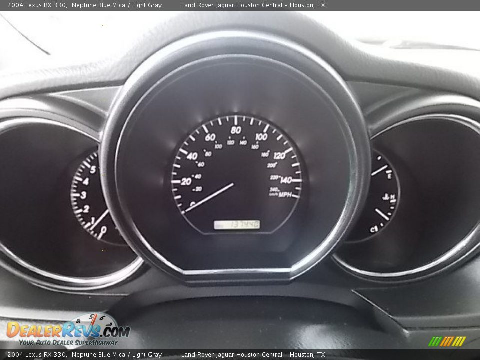 2004 Lexus RX 330 Neptune Blue Mica / Light Gray Photo #34