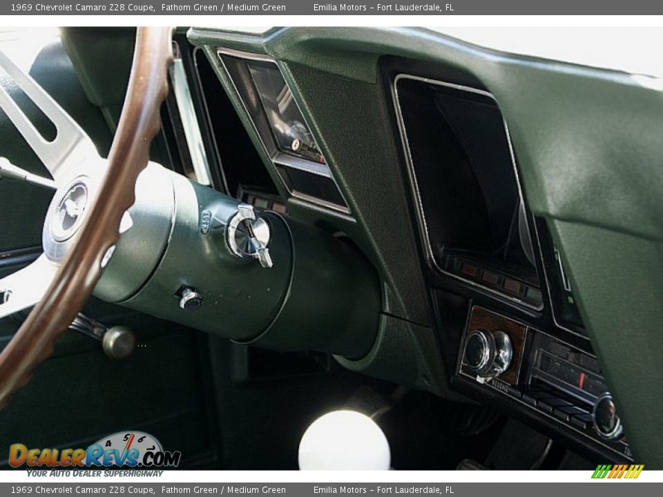 1969 Chevrolet Camaro Z28 Coupe Fathom Green / Medium Green Photo #59