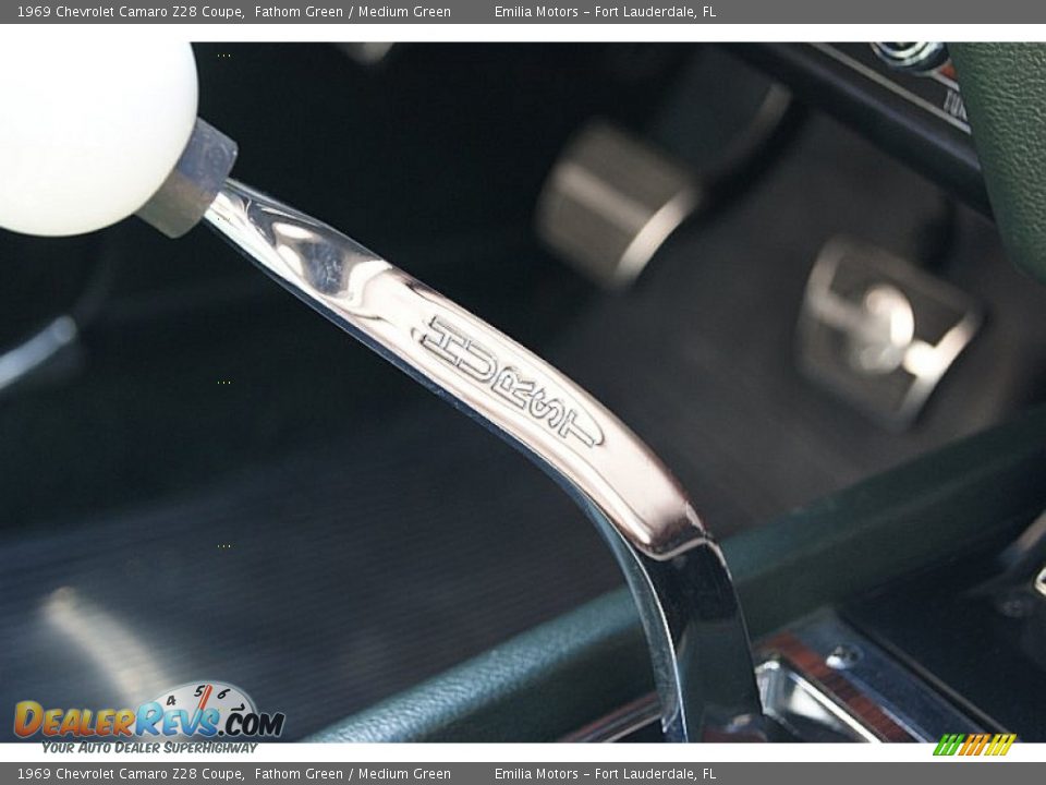 1969 Chevrolet Camaro Z28 Coupe Fathom Green / Medium Green Photo #60