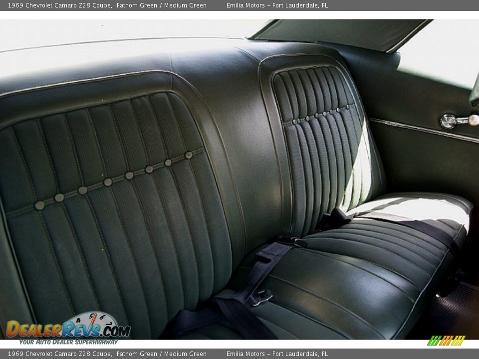 Rear Seat of 1969 Chevrolet Camaro Z28 Coupe Photo #65