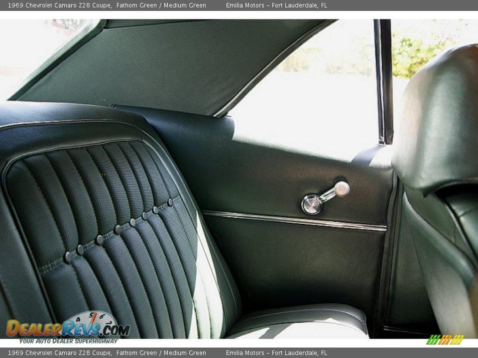 Rear Seat of 1969 Chevrolet Camaro Z28 Coupe Photo #66