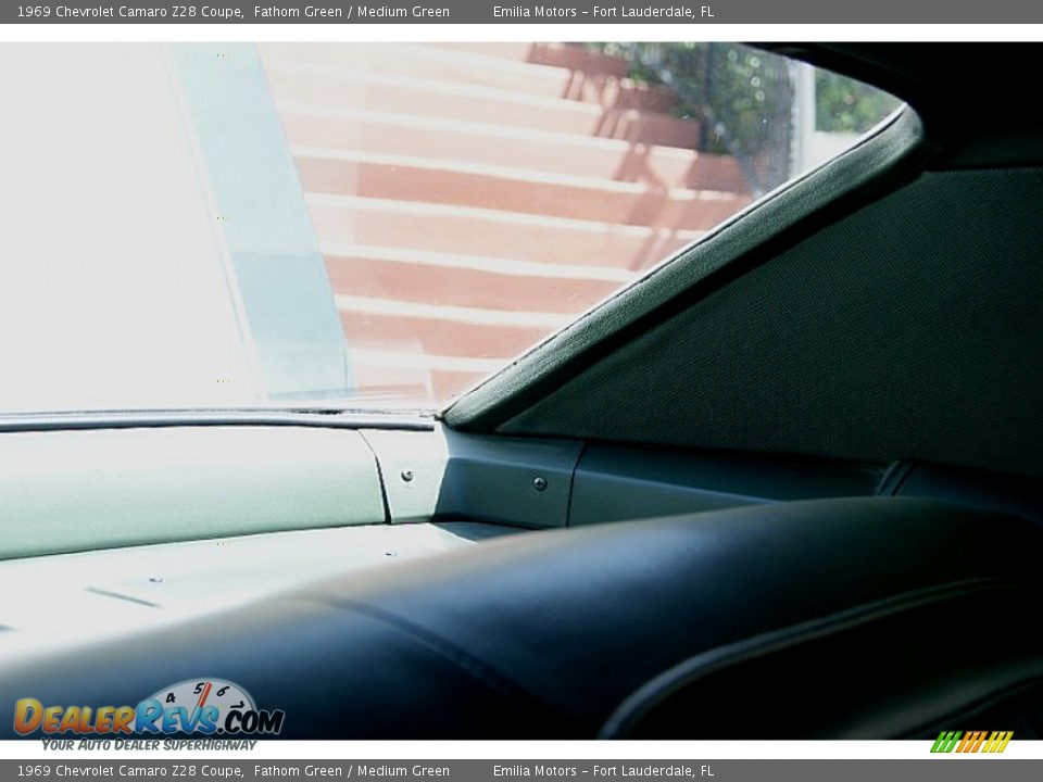 1969 Chevrolet Camaro Z28 Coupe Fathom Green / Medium Green Photo #69