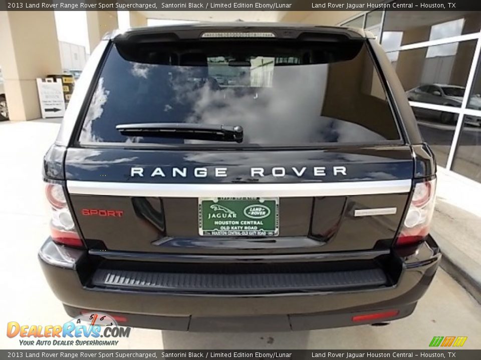 2013 Land Rover Range Rover Sport Supercharged Santorini Black / Limited Edition Ebony/Lunar Photo #7