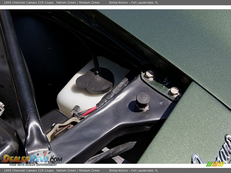 1969 Chevrolet Camaro Z28 Coupe Fathom Green / Medium Green Photo #81