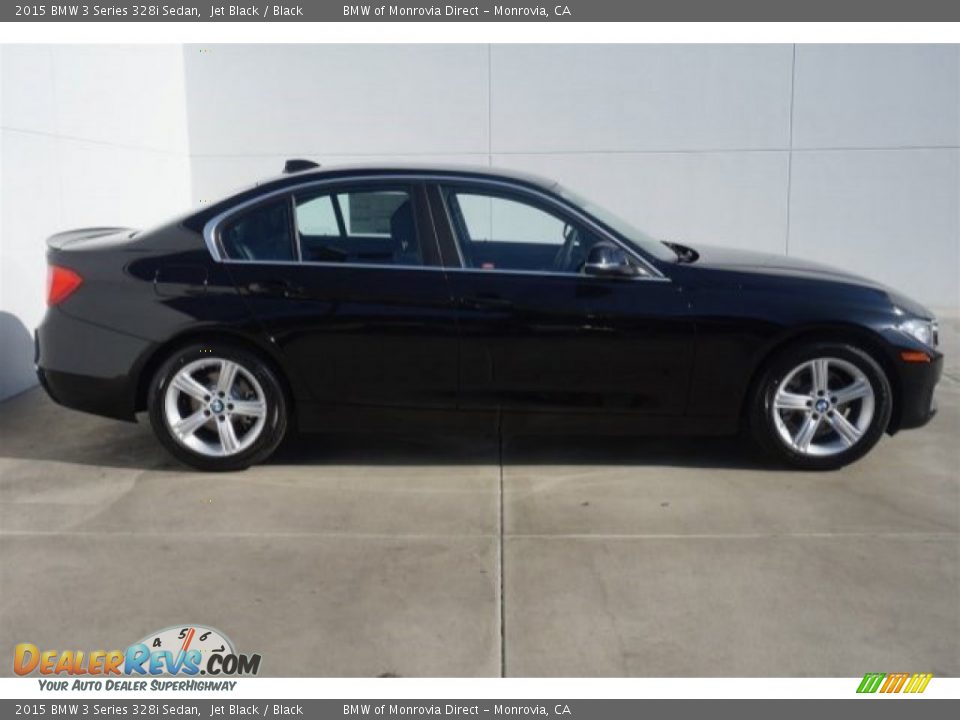 2015 BMW 3 Series 328i Sedan Jet Black / Black Photo #2