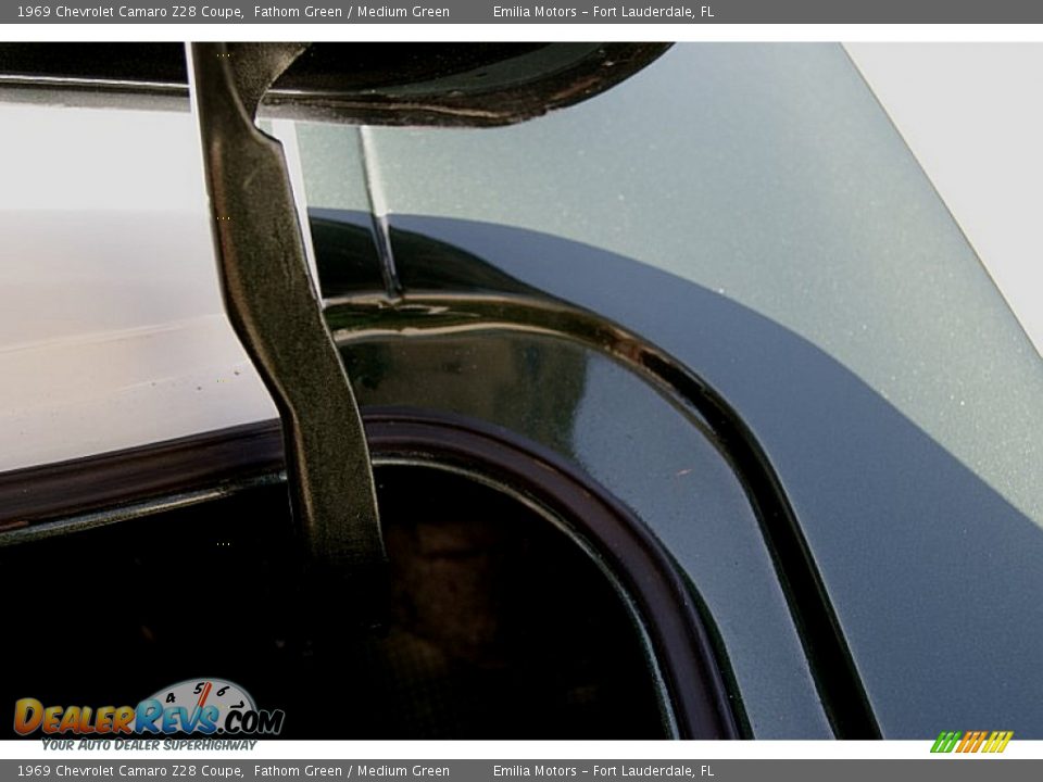 1969 Chevrolet Camaro Z28 Coupe Fathom Green / Medium Green Photo #91