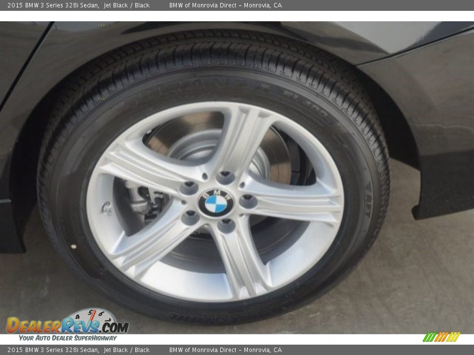 2015 BMW 3 Series 328i Sedan Jet Black / Black Photo #4