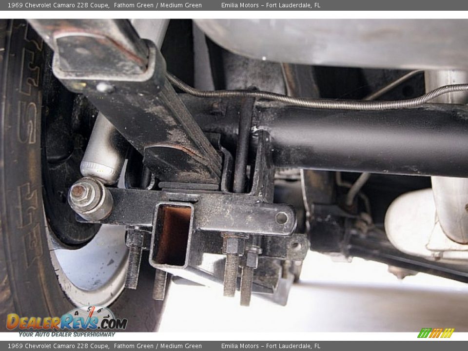 1969 Chevrolet Camaro Z28 Coupe Fathom Green / Medium Green Photo #98