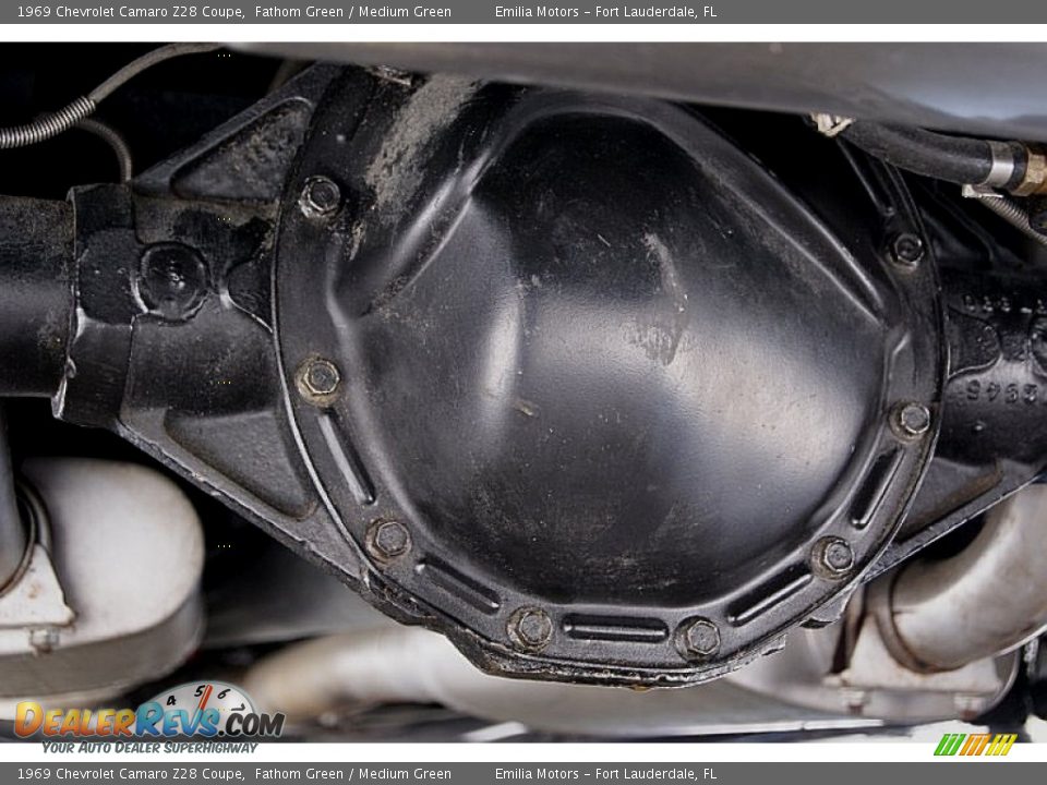 1969 Chevrolet Camaro Z28 Coupe Fathom Green / Medium Green Photo #99