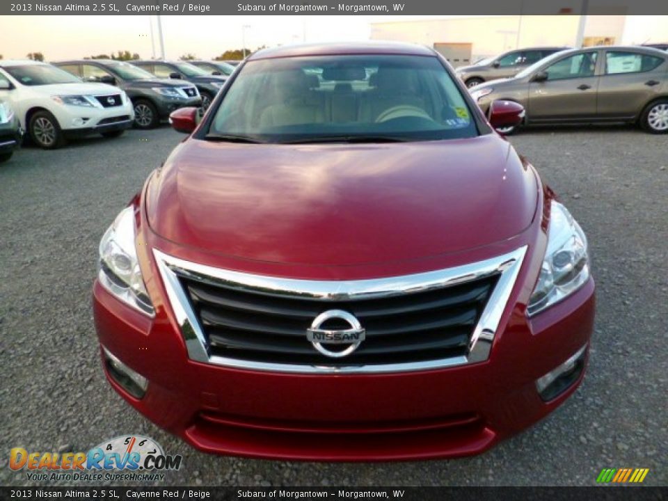2013 Nissan Altima 2.5 SL Cayenne Red / Beige Photo #2