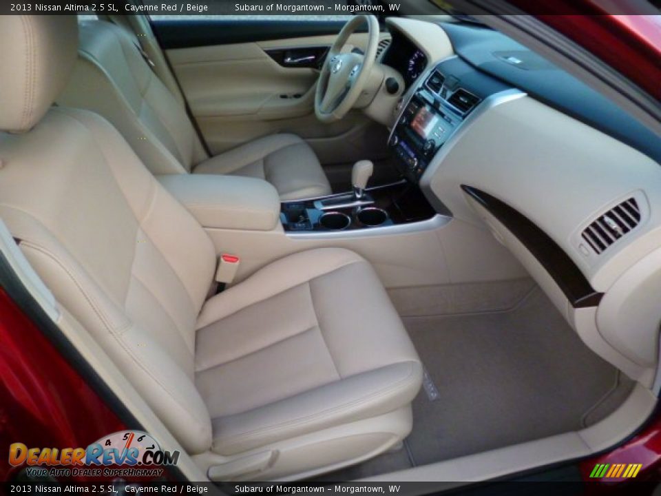 2013 Nissan Altima 2.5 SL Cayenne Red / Beige Photo #4