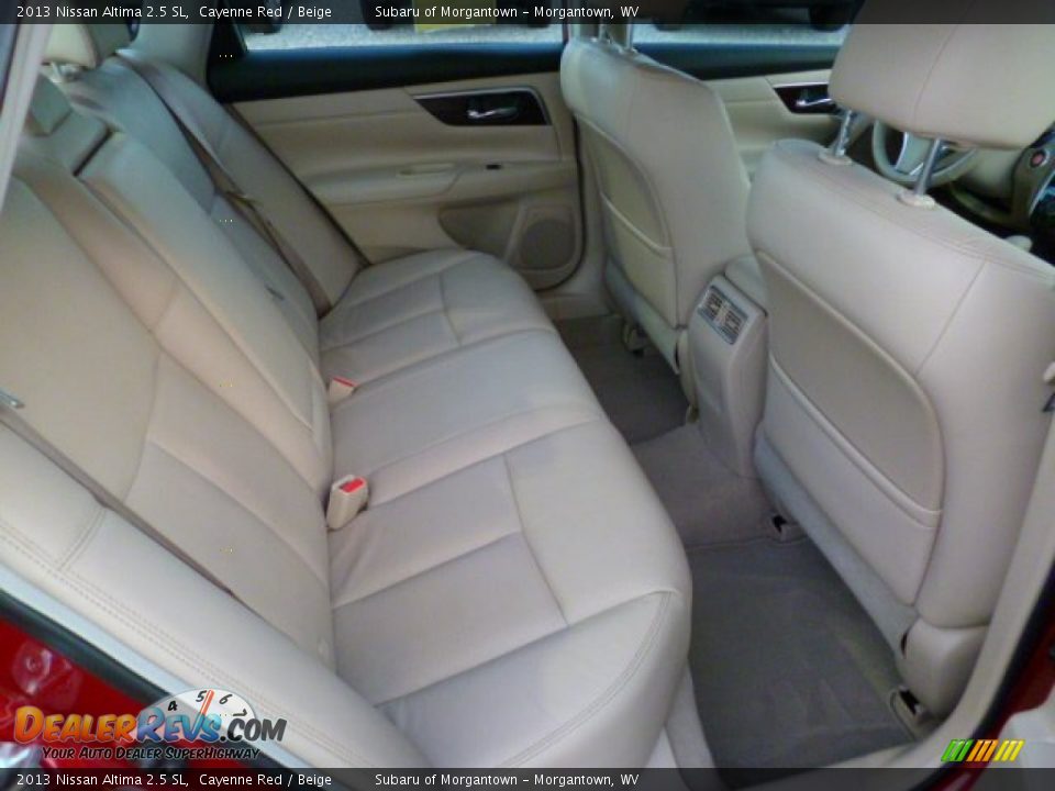 2013 Nissan Altima 2.5 SL Cayenne Red / Beige Photo #5