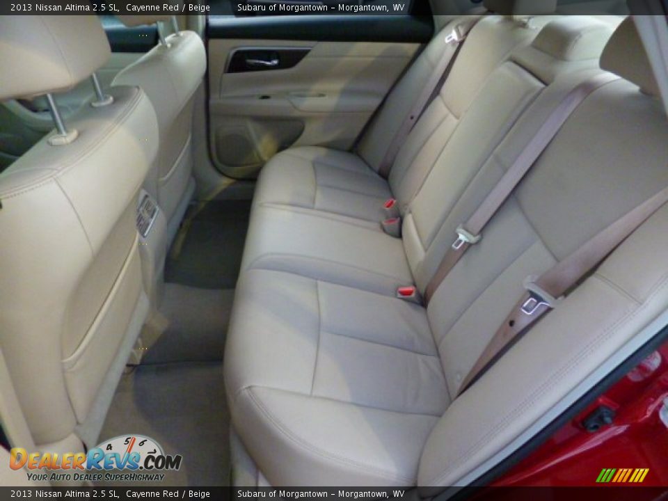 2013 Nissan Altima 2.5 SL Cayenne Red / Beige Photo #14