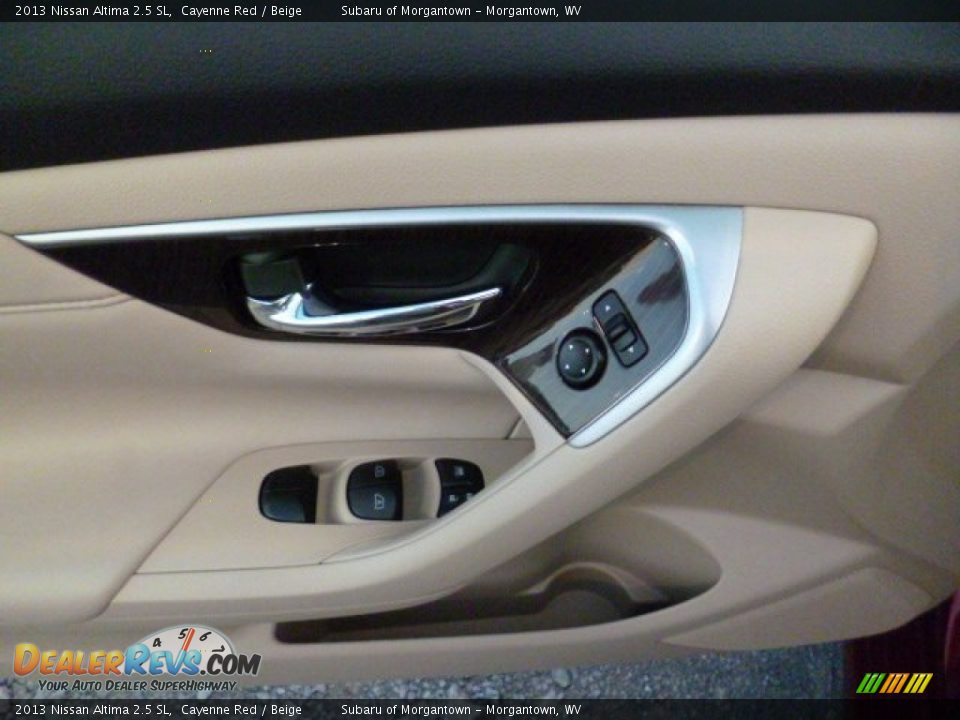 2013 Nissan Altima 2.5 SL Cayenne Red / Beige Photo #16