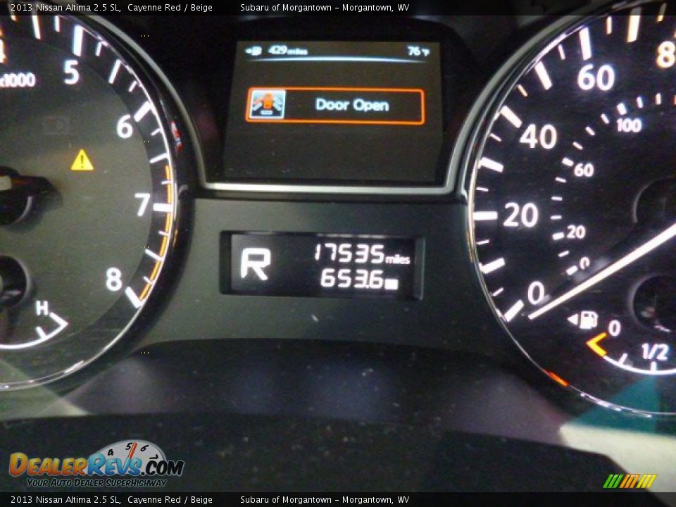 2013 Nissan Altima 2.5 SL Cayenne Red / Beige Photo #20