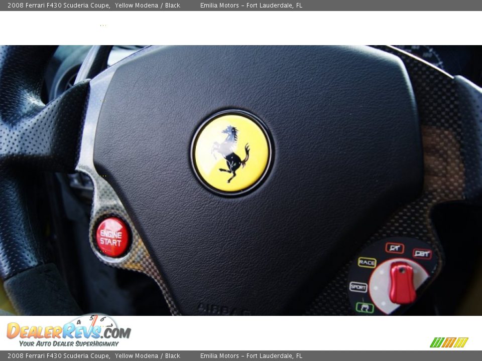 2008 Ferrari F430 Scuderia Coupe Steering Wheel Photo #29