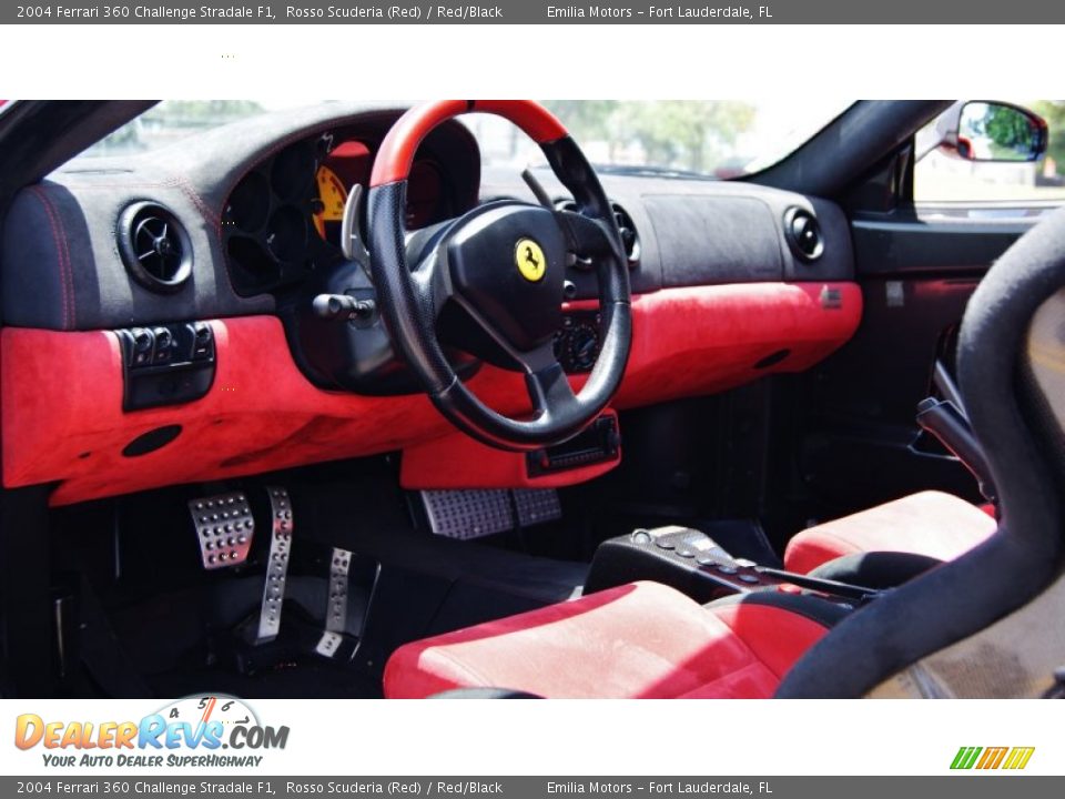 Red/Black Interior - 2004 Ferrari 360 Challenge Stradale F1 Photo #27