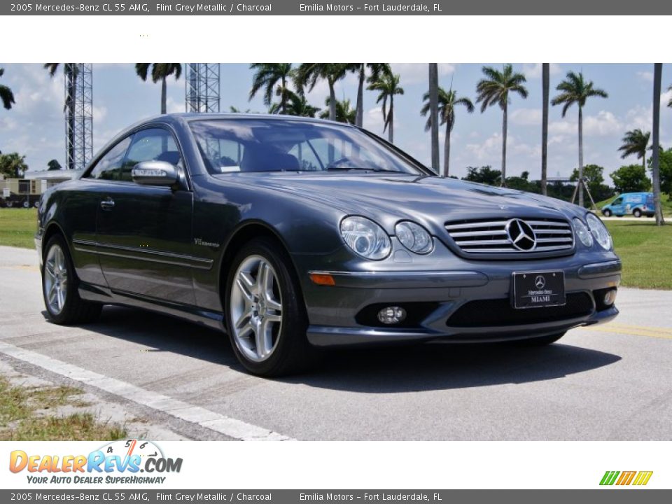 2005 Mercedes-Benz CL 55 AMG Flint Grey Metallic / Charcoal Photo #3