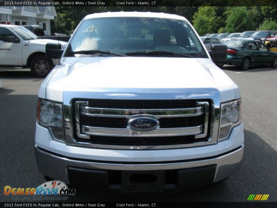 2013 Ford F150 XL Regular Cab Oxford White / Steel Gray Photo #2