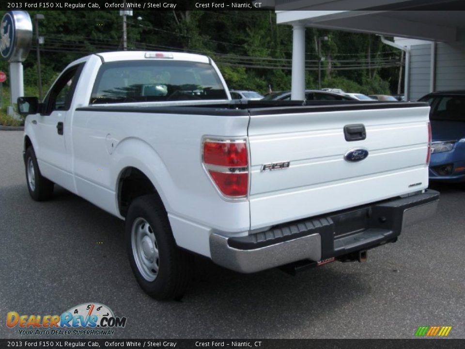 2013 Ford F150 XL Regular Cab Oxford White / Steel Gray Photo #5
