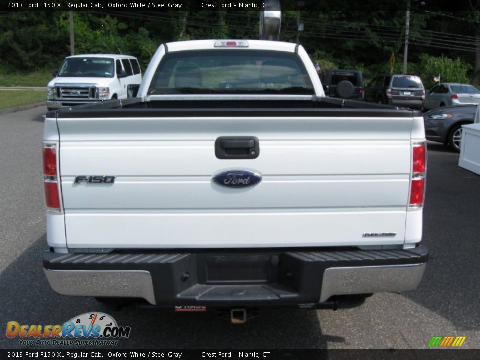 2013 Ford F150 XL Regular Cab Oxford White / Steel Gray Photo #6