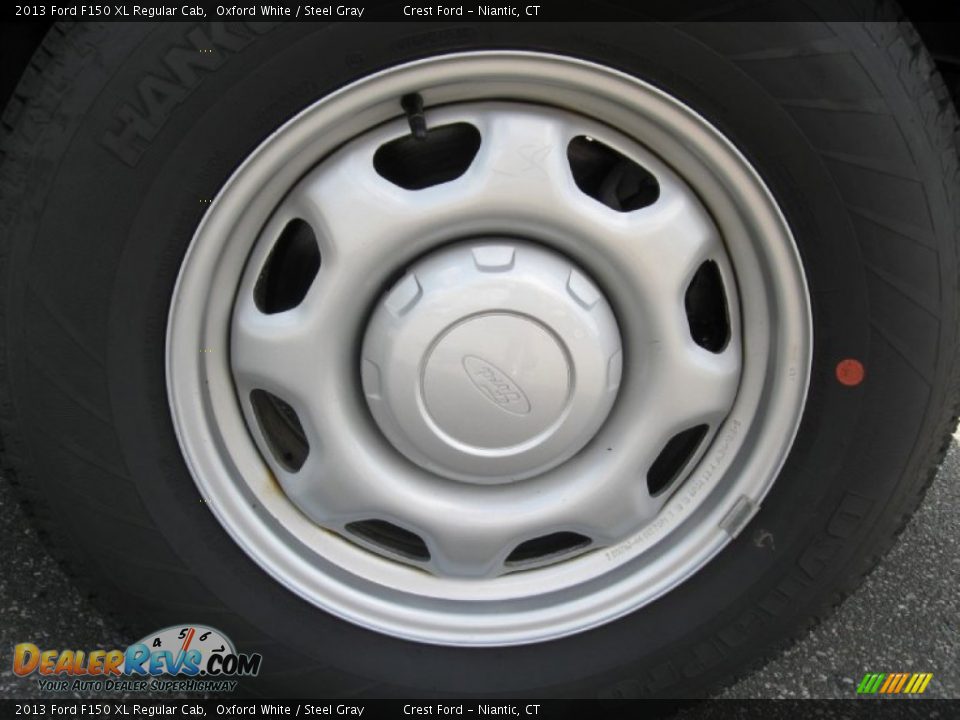 2013 Ford F150 XL Regular Cab Oxford White / Steel Gray Photo #8