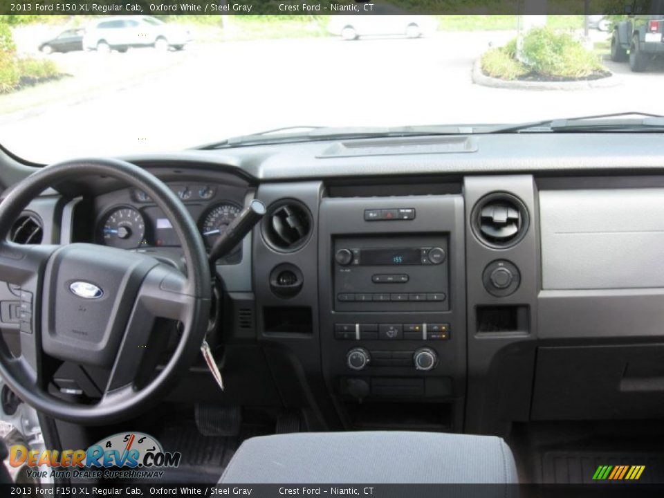 2013 Ford F150 XL Regular Cab Oxford White / Steel Gray Photo #10