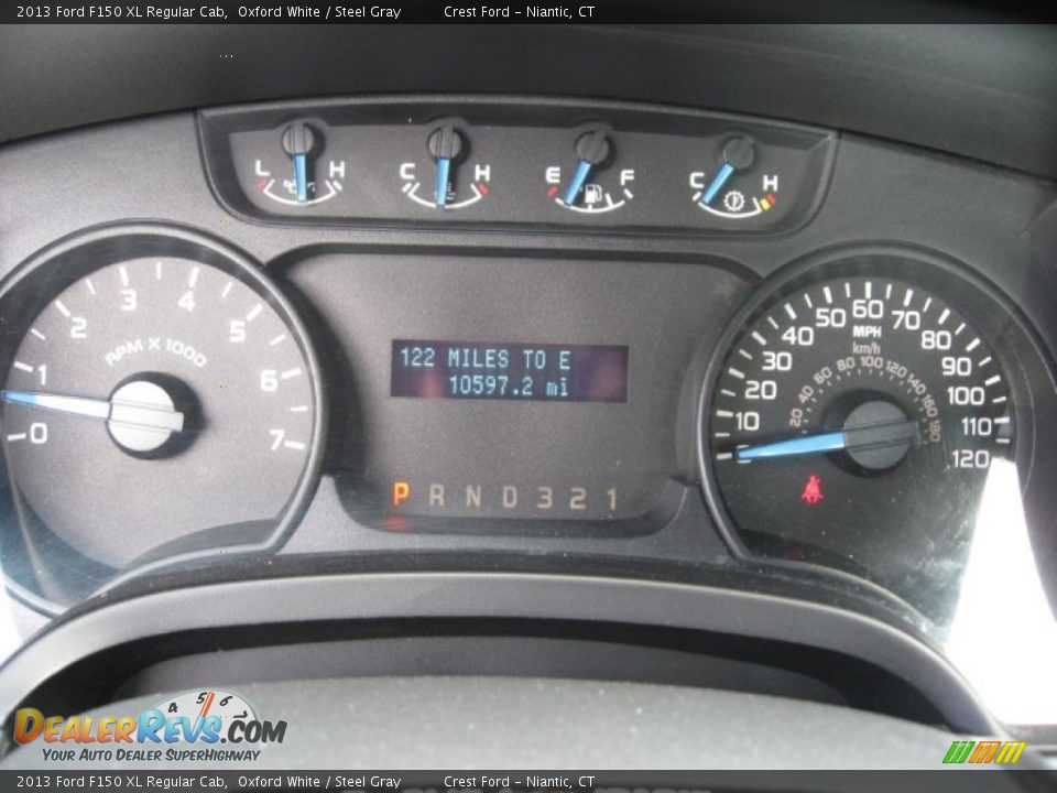 2013 Ford F150 XL Regular Cab Oxford White / Steel Gray Photo #11