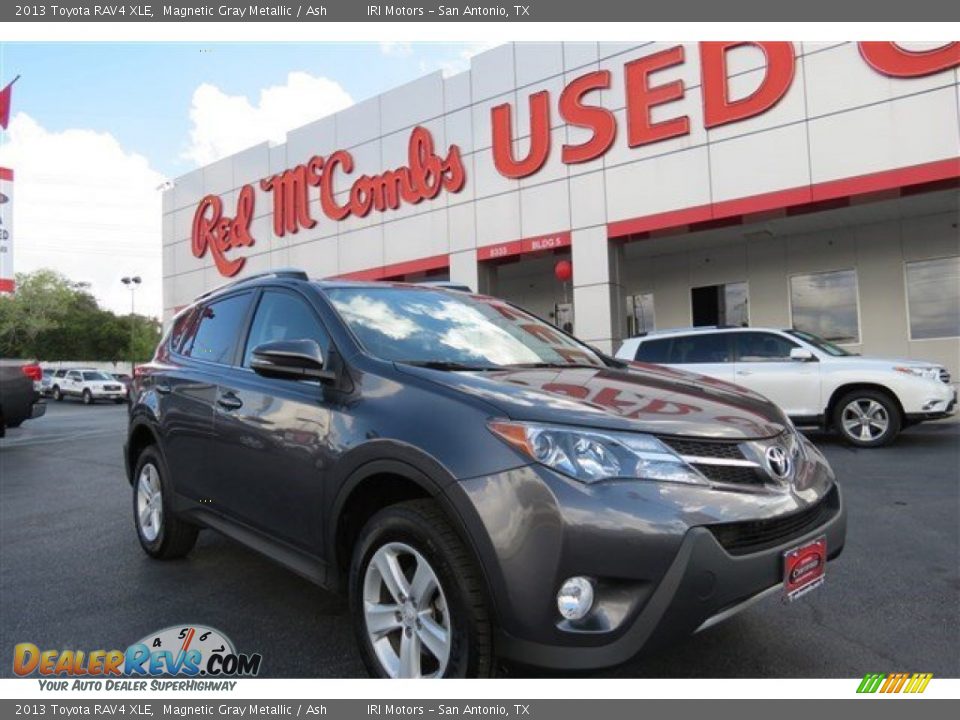 2013 Toyota RAV4 XLE Magnetic Gray Metallic / Ash Photo #1