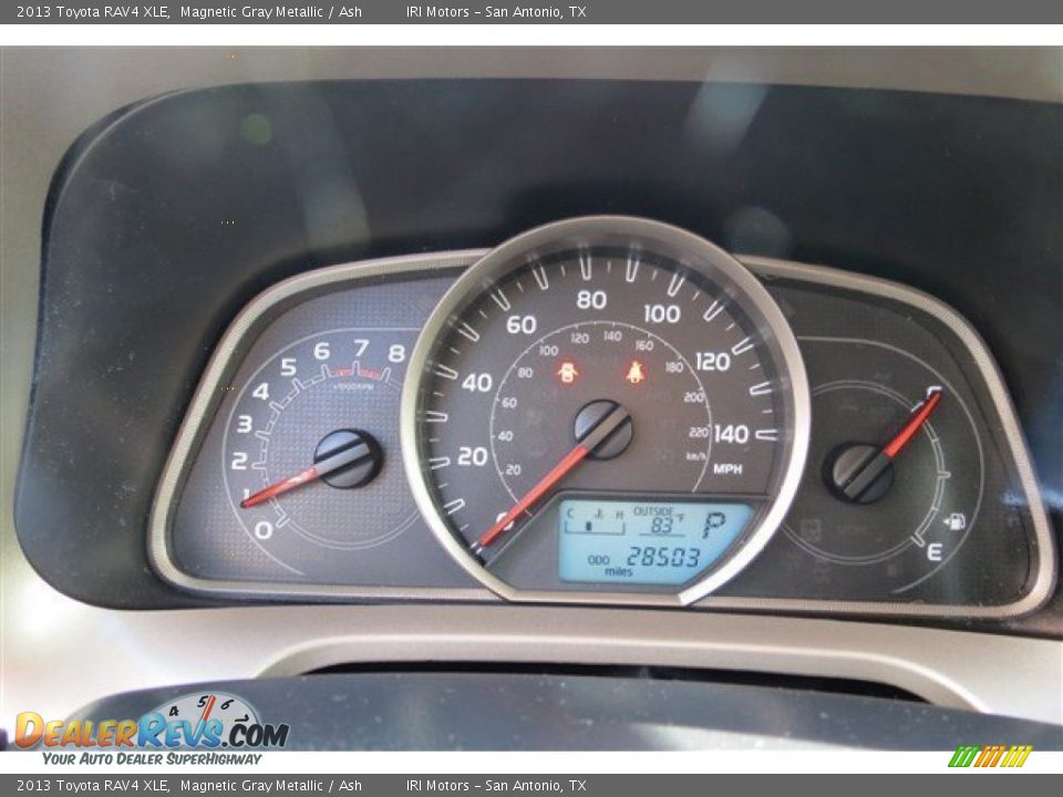 2013 Toyota RAV4 XLE Magnetic Gray Metallic / Ash Photo #17