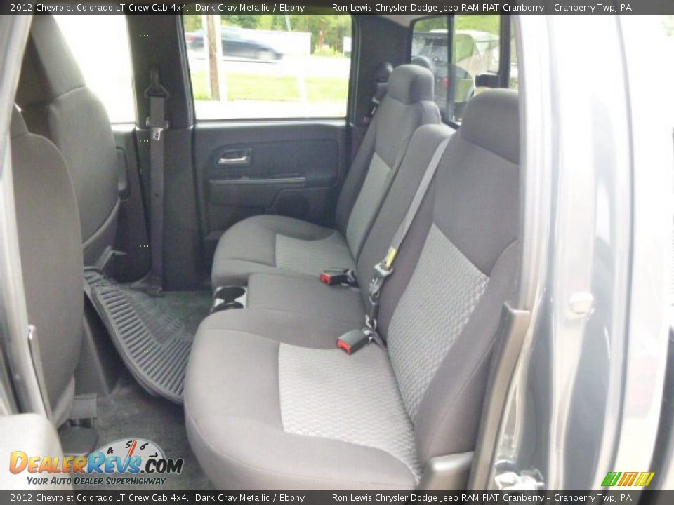 2012 Chevrolet Colorado LT Crew Cab 4x4 Dark Gray Metallic / Ebony Photo #12