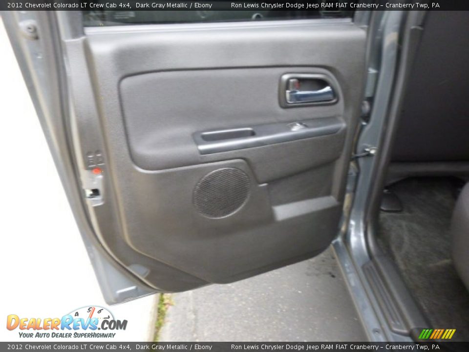 2012 Chevrolet Colorado LT Crew Cab 4x4 Dark Gray Metallic / Ebony Photo #13