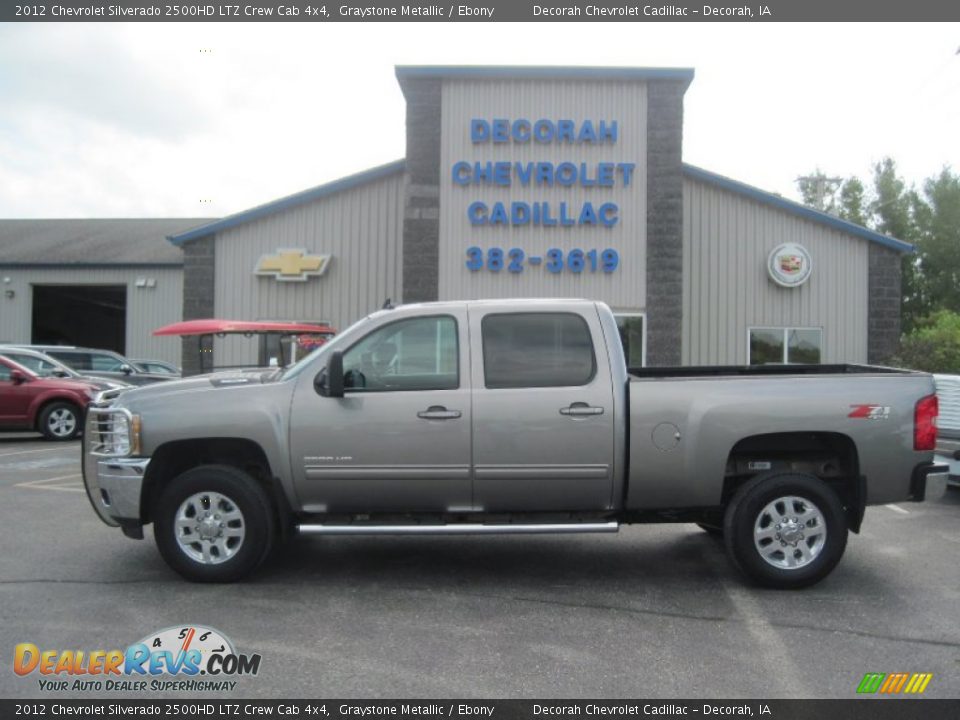 2012 Chevrolet Silverado 2500HD LTZ Crew Cab 4x4 Graystone Metallic / Ebony Photo #1