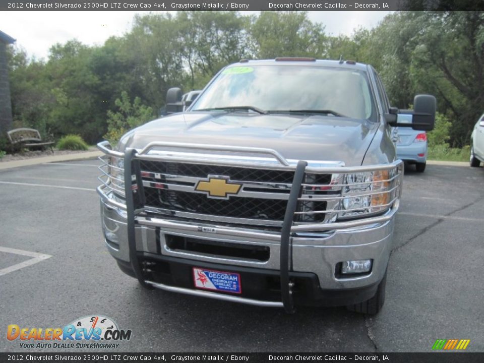 2012 Chevrolet Silverado 2500HD LTZ Crew Cab 4x4 Graystone Metallic / Ebony Photo #2