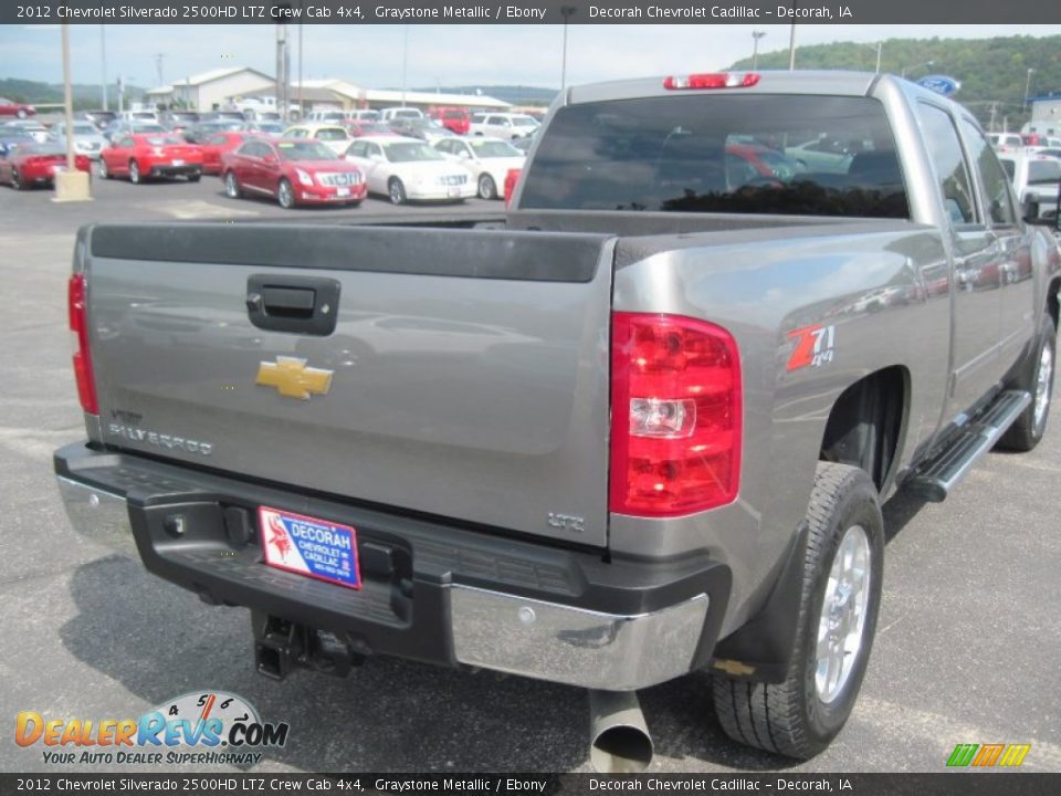 2012 Chevrolet Silverado 2500HD LTZ Crew Cab 4x4 Graystone Metallic / Ebony Photo #4