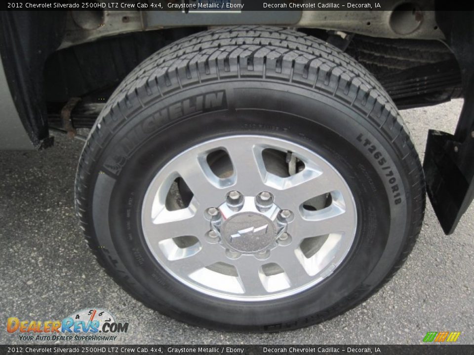 2012 Chevrolet Silverado 2500HD LTZ Crew Cab 4x4 Graystone Metallic / Ebony Photo #7