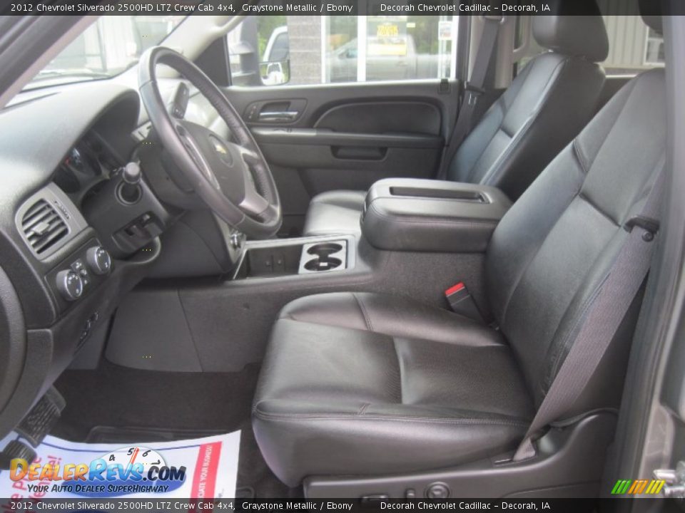 2012 Chevrolet Silverado 2500HD LTZ Crew Cab 4x4 Graystone Metallic / Ebony Photo #8