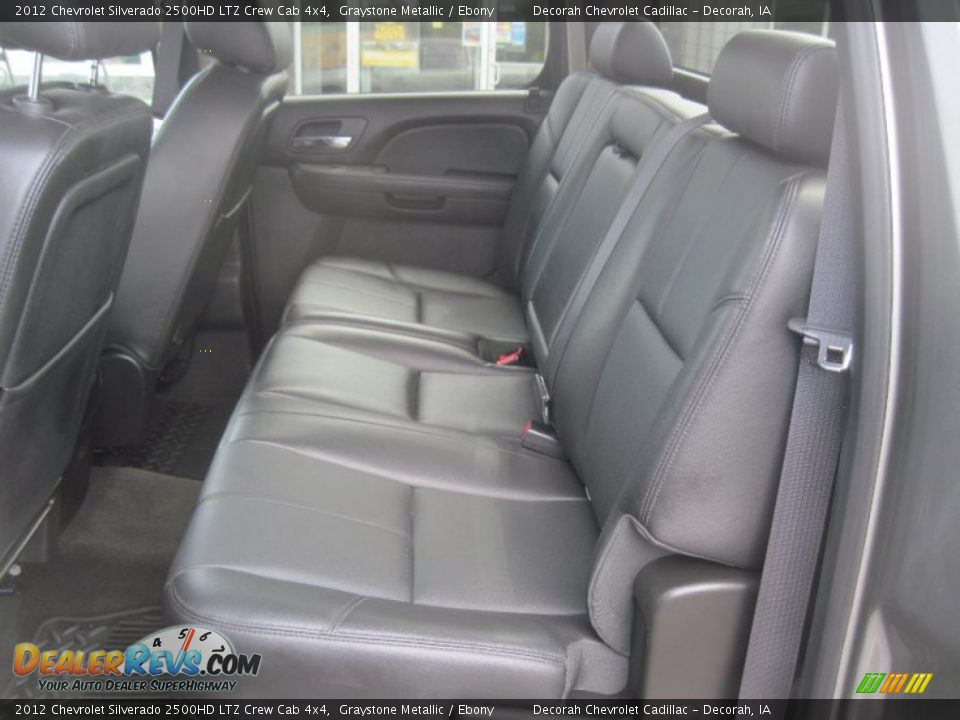 2012 Chevrolet Silverado 2500HD LTZ Crew Cab 4x4 Graystone Metallic / Ebony Photo #9
