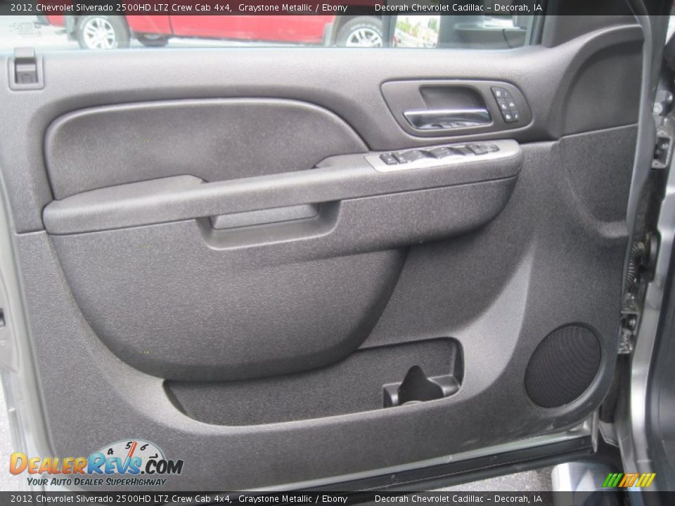 2012 Chevrolet Silverado 2500HD LTZ Crew Cab 4x4 Graystone Metallic / Ebony Photo #11