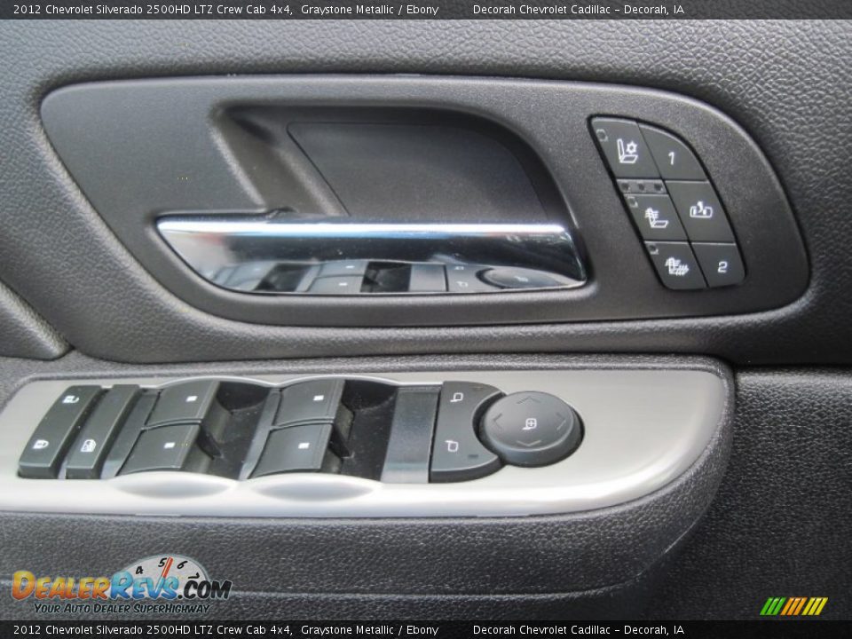 2012 Chevrolet Silverado 2500HD LTZ Crew Cab 4x4 Graystone Metallic / Ebony Photo #12