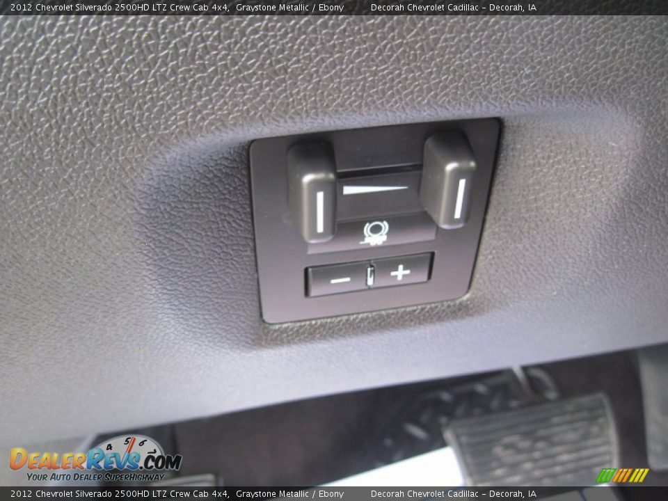 2012 Chevrolet Silverado 2500HD LTZ Crew Cab 4x4 Graystone Metallic / Ebony Photo #13
