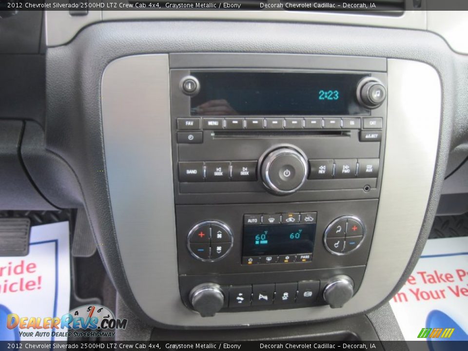 2012 Chevrolet Silverado 2500HD LTZ Crew Cab 4x4 Graystone Metallic / Ebony Photo #14